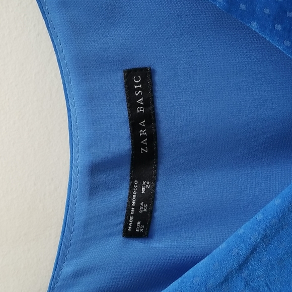 Zara Basic blue dress xs - Picture 5 of 10